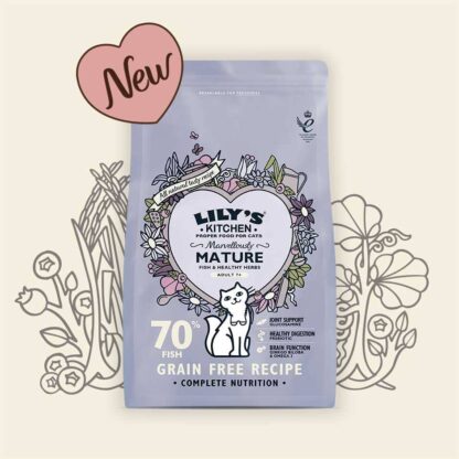 Lilys Kitchen Marvellously Mature Πλήρης ξηρά τροφή για γάτες 800gr 1