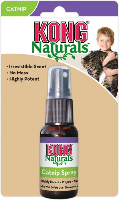 kong naturals catnip spray