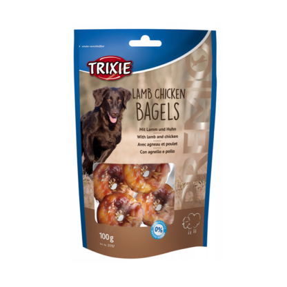 trixie lamb and chicken bagel snack skylou