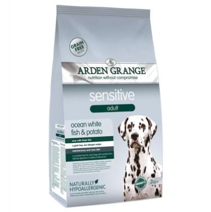 arden grange sensitive adult white fish potato