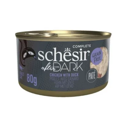 ygri-trofi-gatas-grain-free-schesir-cat-after-dark-pate-80gr-kotopoylo-me-papia