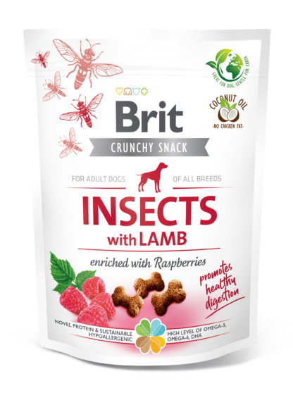 brit care insect snack skylou lamb