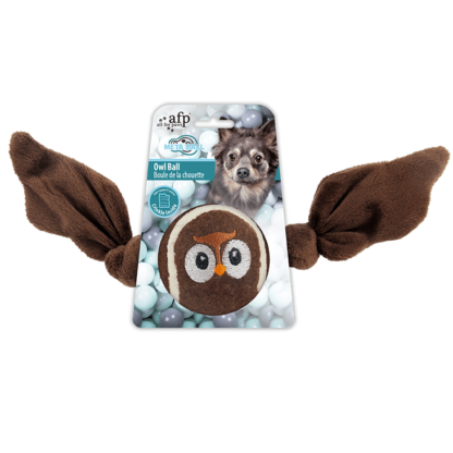 afp dog toy ball owl paixnidi skulou koukouvagia mpalaki