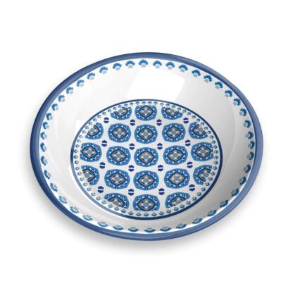 Moroccan Indigo Pet Saucer Melamine 177 ml