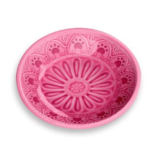 Paw Print Medallion Pink/Pet Sauce r Μπολ Μελαμίνης 177ml