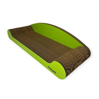 rotipet-scratcher-green sofa